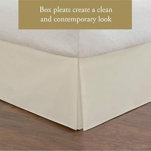 Luxhotelmicrofibertailoredstylebedskirtwithclassic14inchdroplengthqueenivory Urban Country Home Decor Lux hotel microfiber tailored style bed skirt with classic 14 inch drop length queen ivory urban country home decor