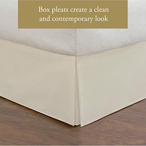 Luxhotelmicrofibertailoredstylebedskirtwithclassic14inchdroplengthqueenivory Urban Country Home Decor Lux hotel microfiber tailored style bed skirt with classic 14 inch drop length queen ivory urban country home decor