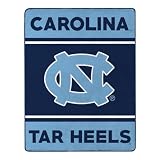 North Carolina Tar Heels NCAA Officially Licensed 46" x 60" Throw Blanket – Ultra Soft Fleece Blanket with Bold Team Colors for Game Day, Couch, Bed & Travel