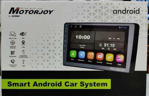 Image of MOTORJOY 12V Android Car Stereo System, Size 9 Inches