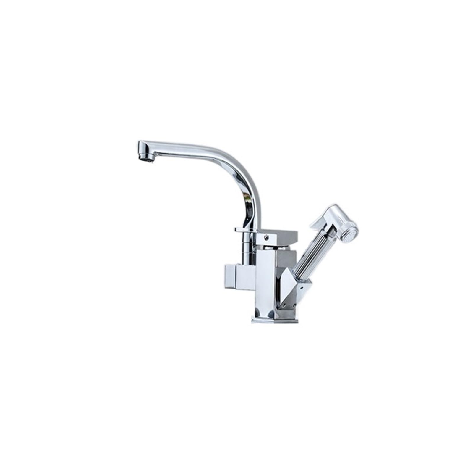 Pulvérisateur d'appoint robinet de cuisine extractible eau chaude et froide double mode