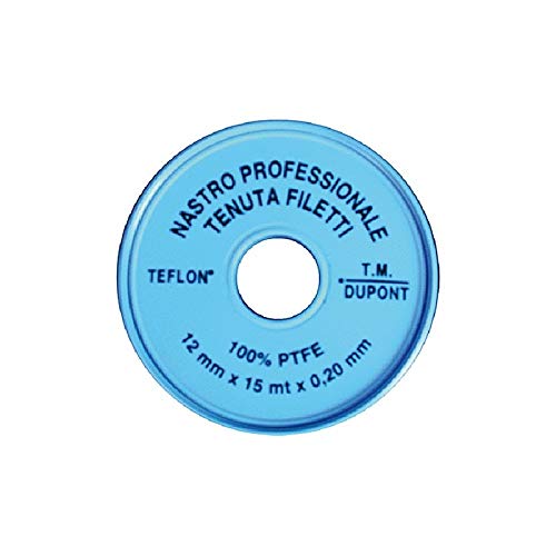 Nastro Teflon 'Professionale' 3/4' X 15 Mt. X 0,2 Mm Cf. 6 Pz