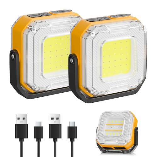 Lampe de travail LED rechargeable 1200lm Globalink avec aimant puissant pour chantier et bureau