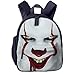 Produktbild JKSA Pennywise Zwei Joker Kinderrucksäcke Schultaschen für Jungen & Mädchen Vorschultasche Niedlicher Cartoon-Rucksack Größe für Kindergarten, Vorschule