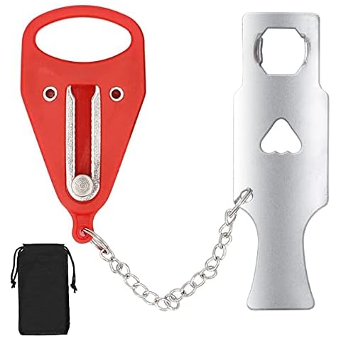 YANGWEN Portable Door Lock, Home Security Door Locker, Travel Lock, School Lockdown Lock,for Home Hotel Apartment School Cover