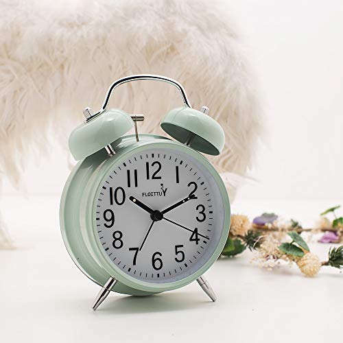 Floittuy F-19F1202 {Loud Alarm For Deep Sleepers) 4'' Twin Bell Alarm Clock thumb #1