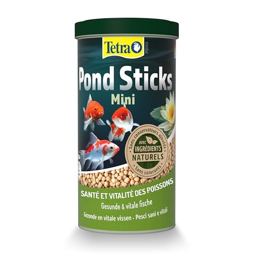 Tetra Pond Sticks Mini – Alimentation Quotidienne idéale pour tous les Poissons de Bassin – Enrichi en Oligo-éléments, Vitamines essentiels,...
