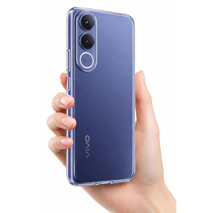 Lifetime Anti Yellow Clear Back Cover Case for Mobile Vivo V70 FE 5G Sleek Hard Crystal Shockproof and Camera Protection