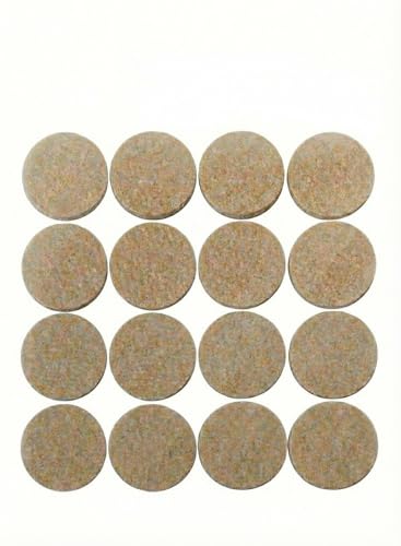 IMTKOOCO Felt Furniture Pads 48 pcs - 25 mm Premium Chair Floor Protectors Felt Pads for Chairs Furniture Feet and Wood Floors Best Furniture Pads for Hardwood Floors Protect Your Hard Floors