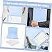 jojofuny 2pcs Document Storage Box Certificate Organizer for Photos Travel Documents Business Cards Elegant for Office Use