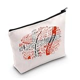 Copenhagen Denmark Lover Makeup Bag Copenhagen Map Travel Vacation Holiday Cosmetic Bag BFF Women Gift (COPENHAGEN)