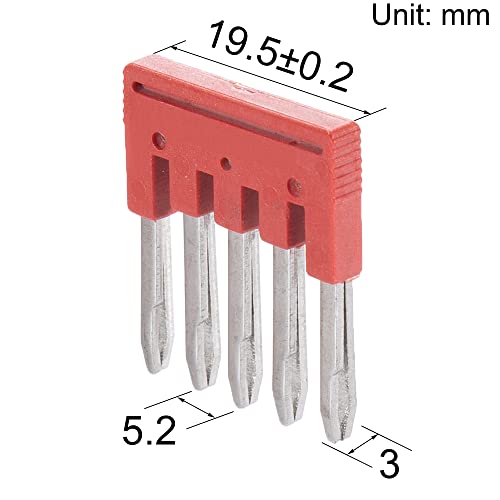 SIPUN Ufb Fbs Din Rail Terminal Block Press-Fit Jumper Plug-In Bridge Conjunto de Dois/Três/Quatro/C