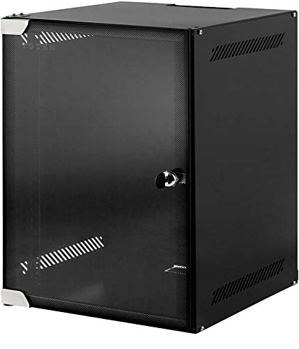 6 HE 10 Zoll 10" Wandschrank/Serverschrank mit Glastür (BxTxH): 280x310x330mm - NEU! 19Power GmbH Cover