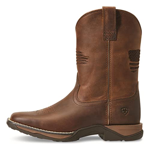 Ariat Anthem Patriot Western Boot Distressed Brown 13 #TOP2