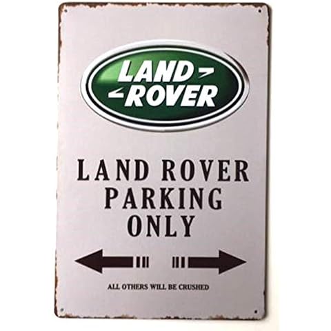 Tin Metal Sign Plaque Bar Pub Vintage Retro Wall Decor Poster Home Club Tavern Wall Door (30 x 20 cm) - UK Company (271 - Land Rover Parking) Cover