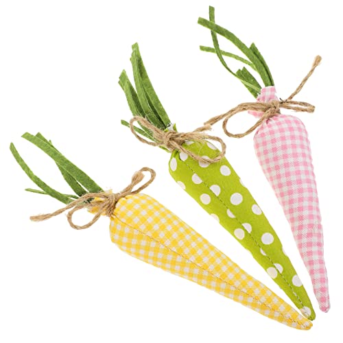 Giocattoli Puzzle 3 Pz guarnire le carote mini giocattolo decorazione vassoio a più livelli di pasqua ornamento verdure ornamenti di decorazioni pasquali primaverili