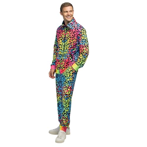 Jogging léopard style années 80 pour briller lors de votre prochaine soirée à thème Bad Taste