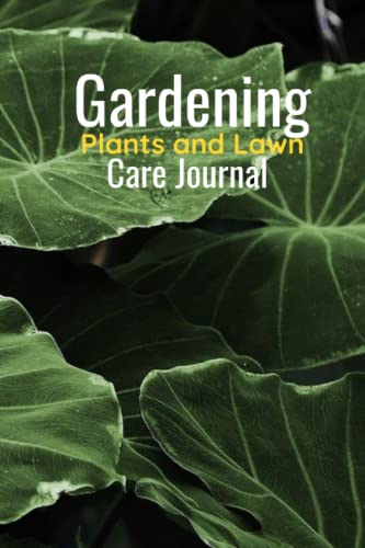 Gardening Plant Care Journal Log Book