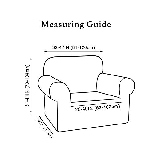 image for Turquoize Stretch Chair Slipcover Sofa Cover Furniture Protector Cover