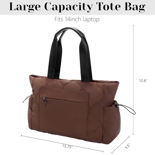 Bolso Tote para Mujer, Liviano y Grande para Laptop 14" miniatura 4