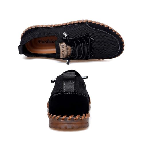 Image of Men's Genuine Leather Loafer Shoes Slip On Soft Walking Driving Shoes