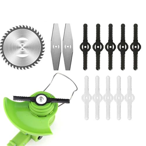 OOOVAVNE Decespugliatore Multiuso, Utensili da Giardinaggio Senza Fili, 150 mm, Set da 8 Pezzi(StyleA)