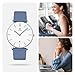 BEN NEVIS Watch, Watches for Women, Minimalist Fashion Simple Wrist Watch Analog Date with Silicone Strap, Jewelry Gift for Wedding Anniversary Birthday