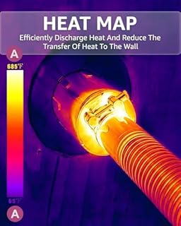 PAZLAM Generator Exhaust Extension Silencer Kit – Universal Fit for Firman, Honda, Champion & More – Heavy-Duty Stainless Steel Muffler with Flexible Pipe – Noise Reduction & Fume Venting