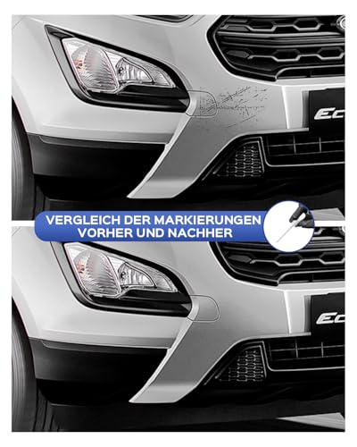 PARTS4EV UX Ingot Silver Metallic Touch-Up Paint Compatible with Ford Exact Match for Chips and Scratches