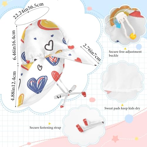 Toddler Boy Girl Sun Hats Boy Bucket Hat Girl UPF 50+ Wide Brim Beach Essentials4