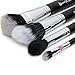 Nose Contour Makeup Brush - Beauty Junkees Pro Detailer with Dome Bristles for Precision Contouring the Nose, Lips and Eyes with Cream, Powder and Mineral Cosmetics; Soft Synthetic Vegan Cruelty Free