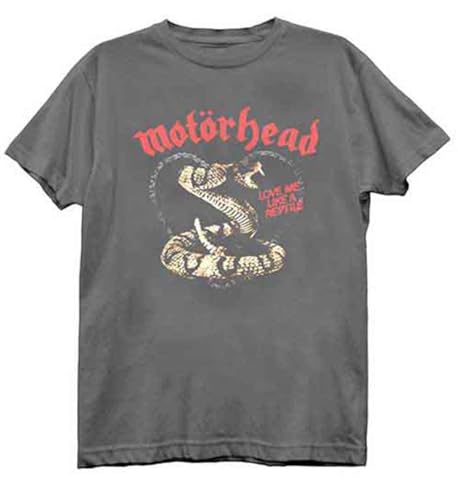 T-Shirt Motorhead Love Me Like A Reptile textile durable et finitions soignees