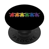 Sumo Martial Arts Gay Pride LGBTQ Supporter Rainbow Ally PopSockets Swappable PopGrip