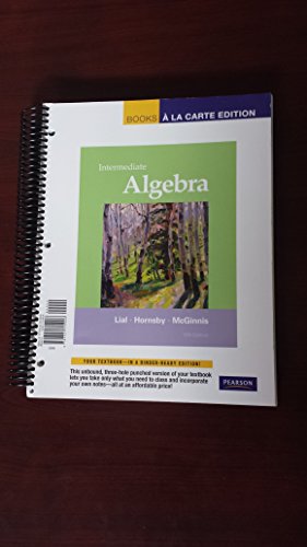 Intermediate Algebra, Books a la Carte Edition (11th Edition)