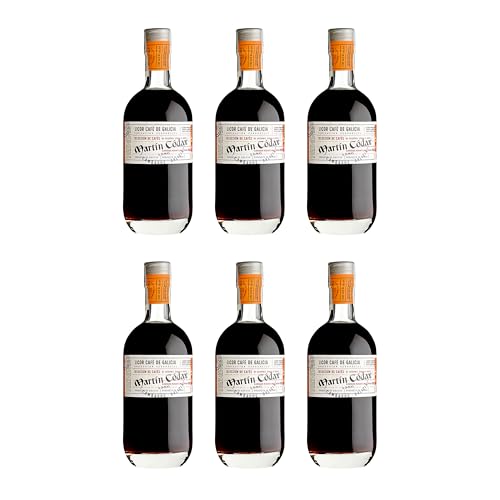 Licor de Café Martín Códax destilado premium selección gourmet – 6 Botellas x 70 cl