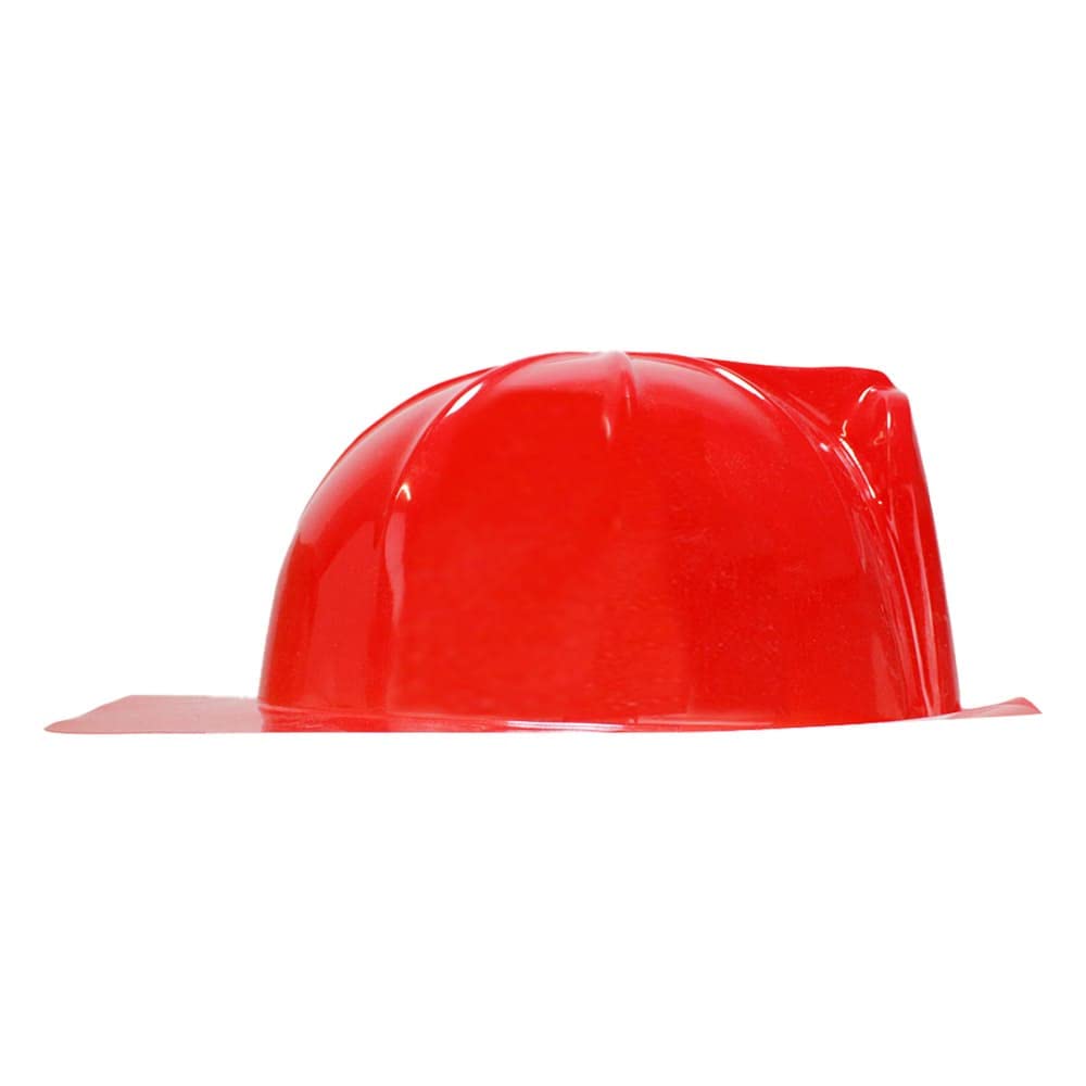 BEMIRO Kinder Feuerwehrhelm aus PVC - ca. 26 cm lang, Roter Feuerwehrhelm für Kinder, Faschingskostüm für Kinder, Feuerwehr Geburtstag…