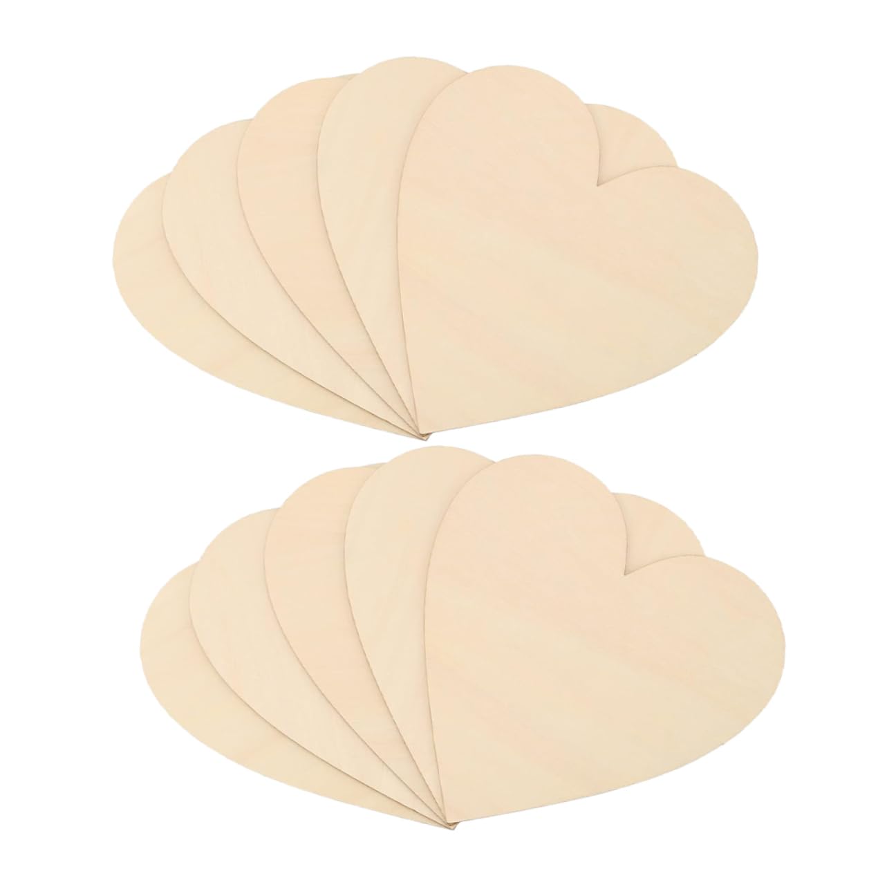 DOITOOL 30 Pièces Cœurs Non Formes de Cœur Découpes pour Projets Diy Décorations de Mariage Artisanat de Saint Valentin et Décor de Table