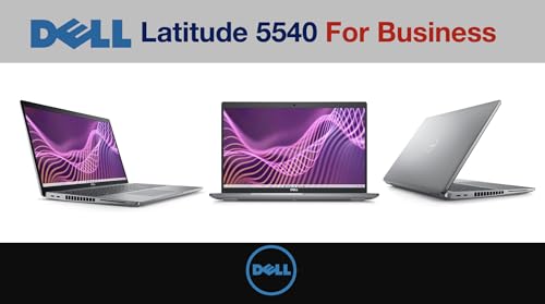 Image of Dell Latitude 5540 Business Laptop 15.6 inch FHD Display (Intel i5-1345U, 16GB DDR4, 512GB PCIe SSD, Intel Iris Xe, Backlit KB, 2 Thunderbolt 4, WiFi 6E, Webcam, Win 11 Pro) w /DKZ USB Port Expander