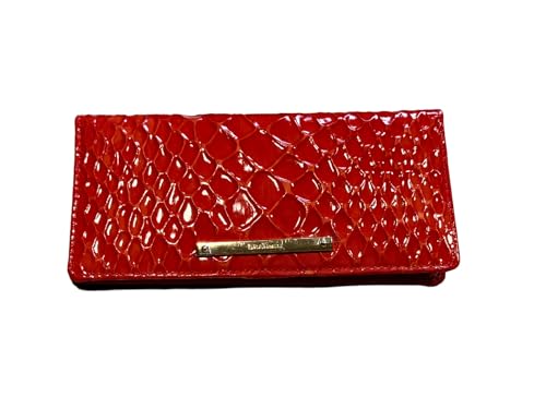 BRAHMIN Ady Red Candy Apple All Over Snake Wallet