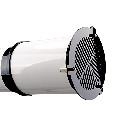 41MVtpMYSjL Starboosa Bahtinov Mask Focusing Mask for Telescopes - 80 Bahtinov Mask for a Tube Outer Diameter from 78-103mm (3.07" to 4.06") - can be Mounted with Brass Bolt Inside or Outside - Image 6