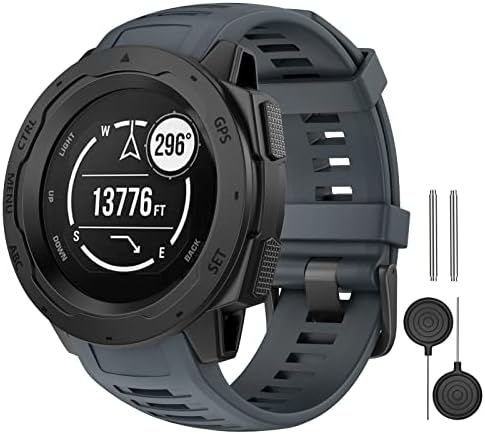 MYSNBKN Garmin Instinct pasek do zegarka Garmin Instinct / Garmin Instinct 2, taktyczny z adapterem