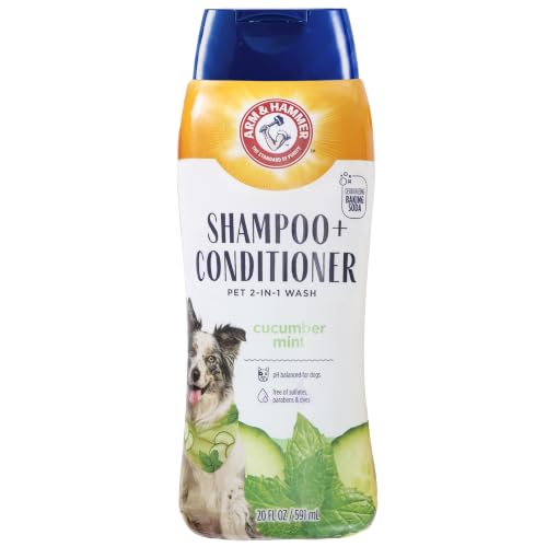 Arm & Hammer 2-in-1 Dog Shampoo and Conditioner, Cucumber Mint, 20 Fl Oz - image 1