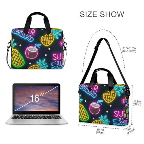 Funda para portátil con asa y correa, 15.6 pulg miniatura 5