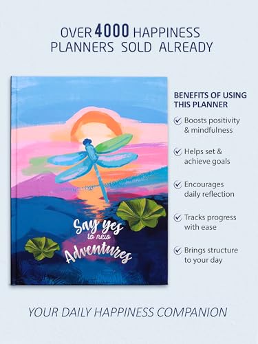 DOODLE B5 Undated Yearly Planner - Start Anytime of the Year | 208 Pages | 12 Monthly Planners | 16 Activity Pages | 240 Sticker | 4 Notecards | 4 Quote Cards