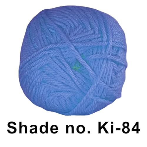 Image of VCR Steel Blue Yarn, 100 Grams Hank, 190 Meters Length, Acrylic Ball for Crochet and Knitting, Soft Crosia Threads, Pack of 1 Yarn, Suitable for DIY Crafts