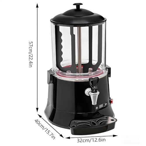 Calentador de chocolate profesional con control de temperatura 8