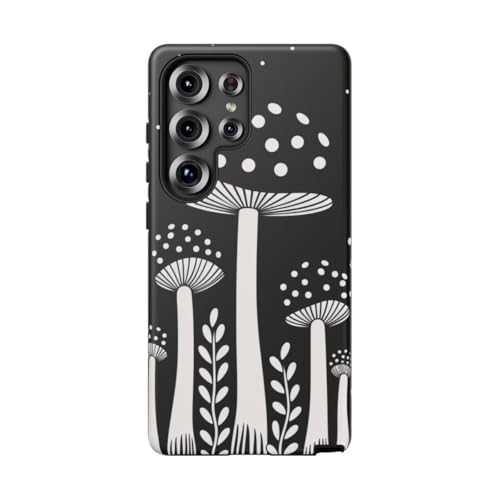 Coque Samsung S25 Ultra champignon protection rigide mate élégante