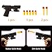 Feisuo Toys Gun Games-Realistic 1:1 Scale Colt M1911A1 Rubber Bullet Pistol Mini Pistols , Slide Action for Training or Play