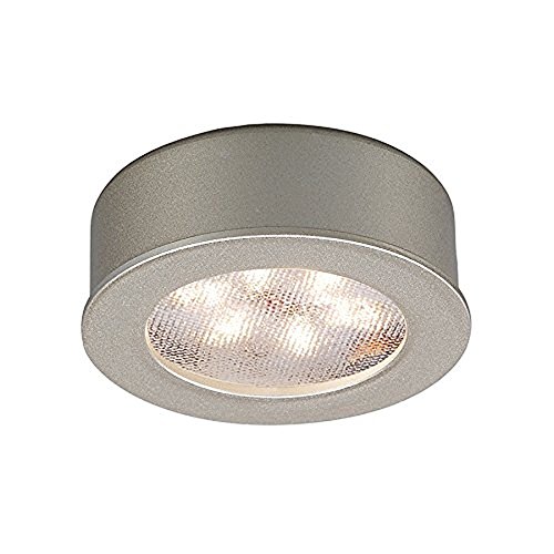 Image of WAC Lighting HR-LED87-BN LED Round Button Lights, 3000K in Brushed Nickel Finish