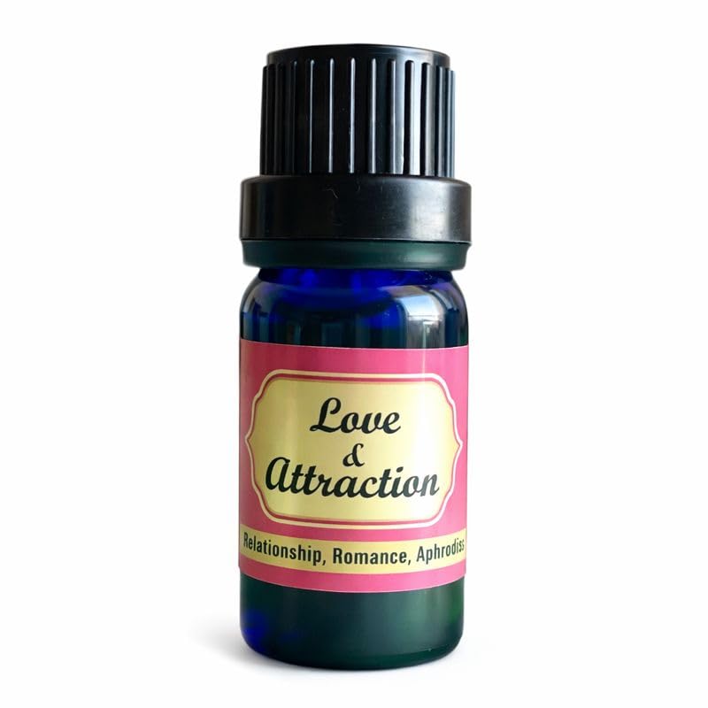 Love & Attraction Oil for Relationship, Romance & Passion (10ml) | Spell Oil for Love Drawing, Manifestation, Candle Magic & Ritual Anointing | Merlin Magick